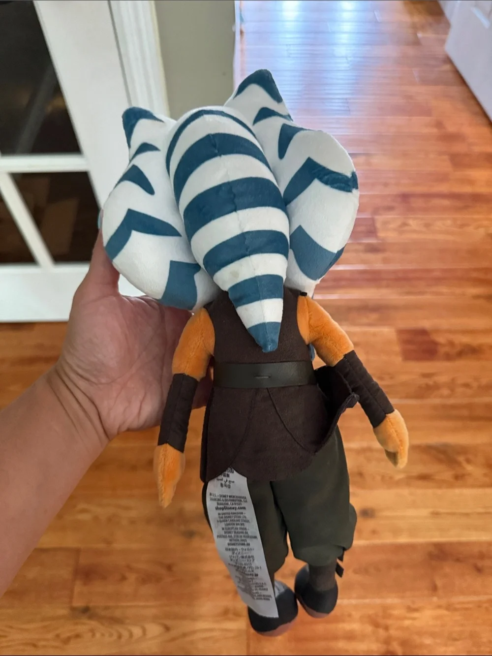 Disney Ahsoka Tano Plush - Orange, Blue & White